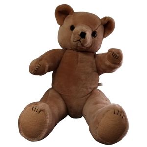 Teddy Bear Jointed Large 2 Feet Glass Eyes Sears XL Vtg 24"